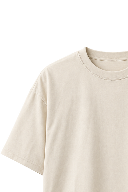 Essential Back Print Drop Shoulder T-Shirt